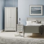 Maine Bedside Cabinet 3 Drawer In Dove Grey