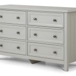maine 6 drawer wide chest in dove grey